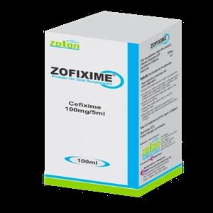 ZOFIXIME (CEFIXIME) SUSPENSION 100ML